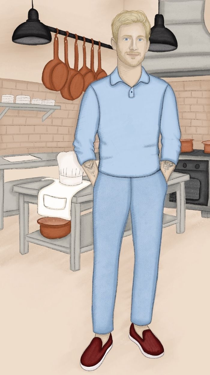 Personnage de roman - Homme - Axel